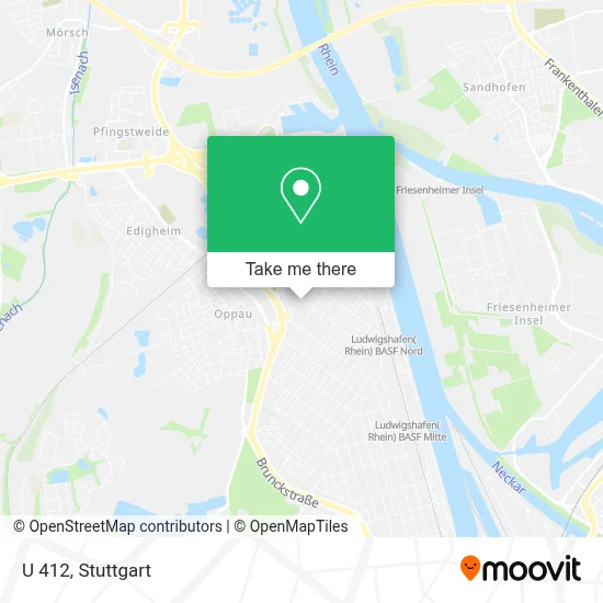 U 412 map