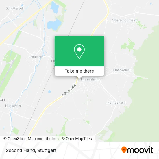 Second Hand map