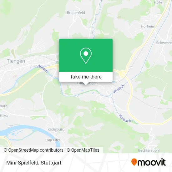 Mini-Spielfeld map