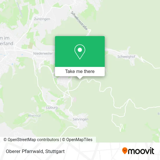 Oberer Pfarrwald map