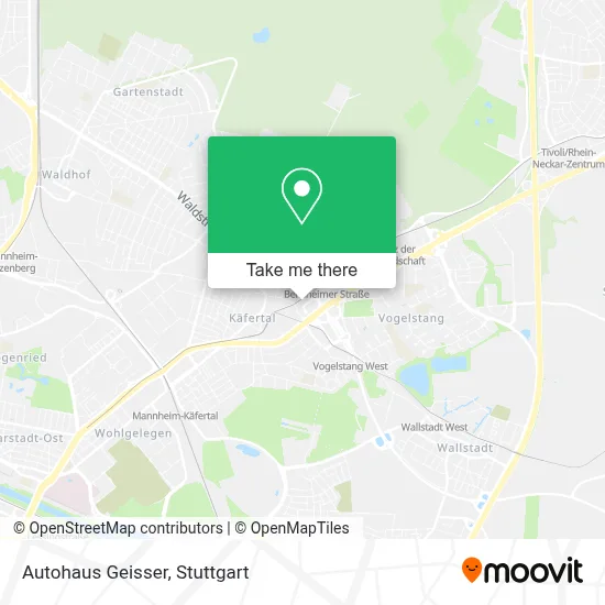 Autohaus Geisser map