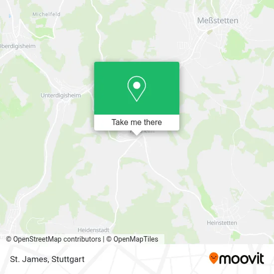 St. Jakobus map