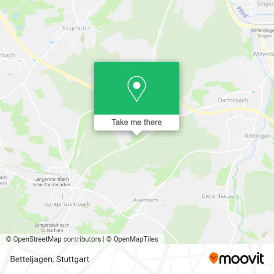 Betteljagen map