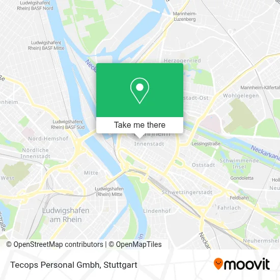 Tecops Personal Gmbh map