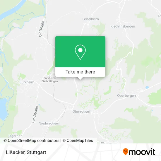 Lißacker map