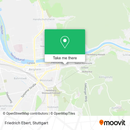 Friedrich Ebert map