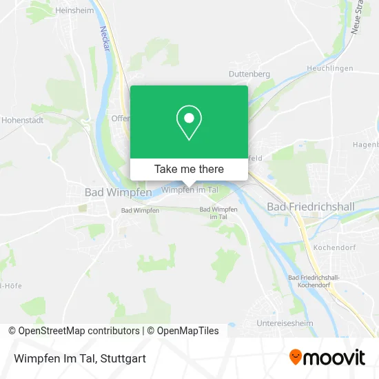 Wimpfen Im Tal map