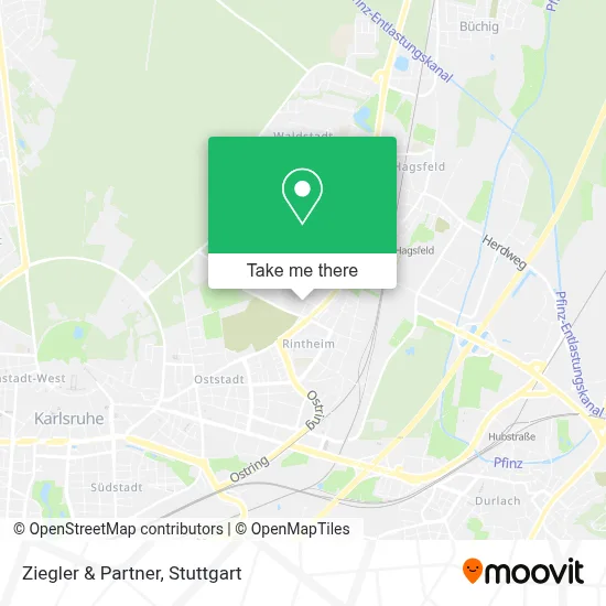 Ziegler & Partner map