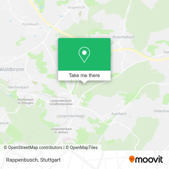 Rappenbusch map