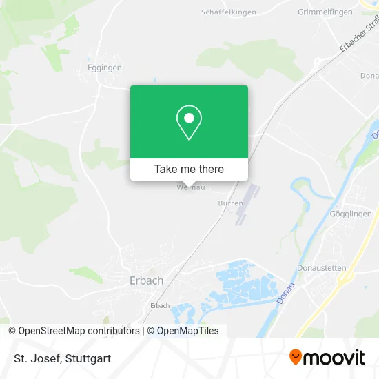 St. Josef map