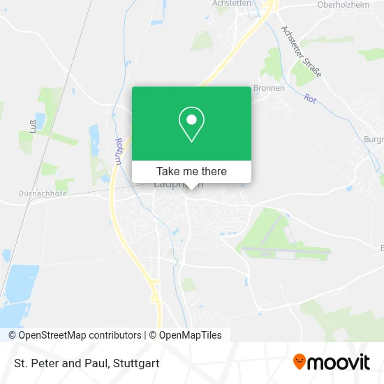 St. Peter Und Paul map