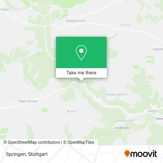Springen map