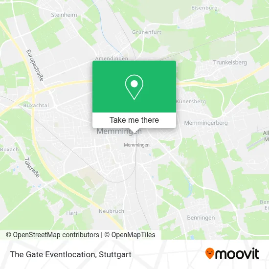 The Gate Eventlocation map