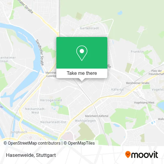 Hasenweide map