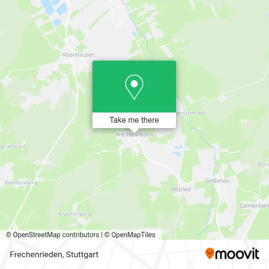 Frechenrieden map