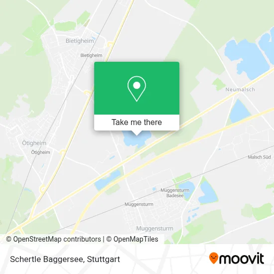 Schertle Baggersee map