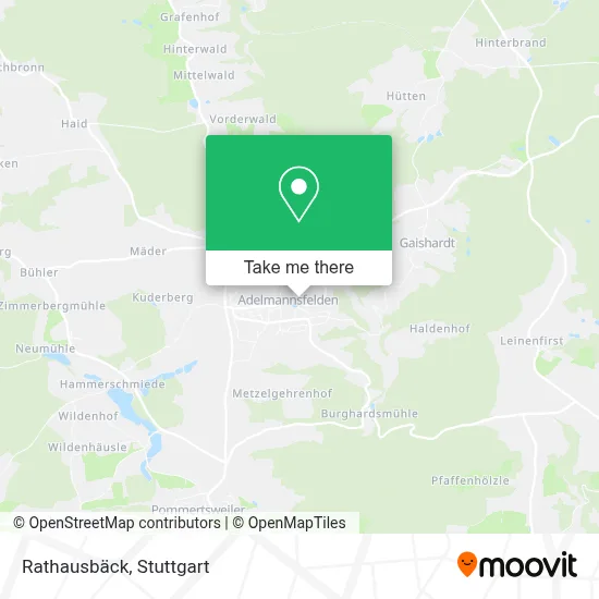 Rathausbäck map