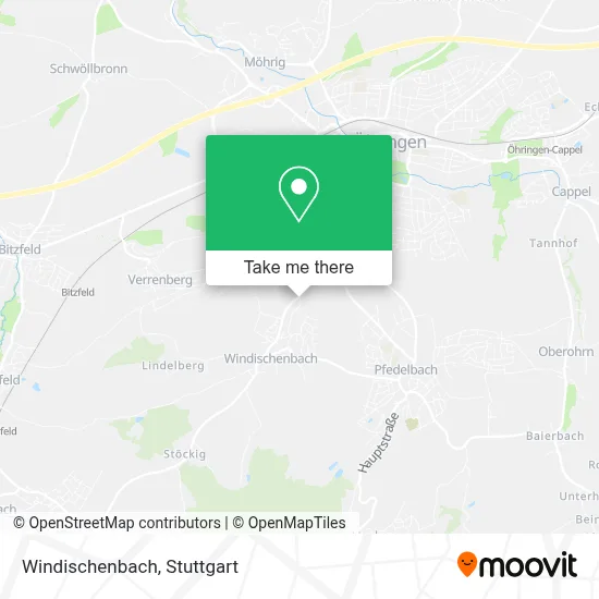 Windischenbach map