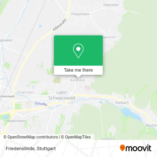 Friedenslinde map