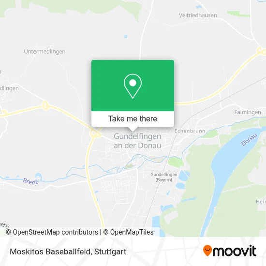 Moskitos Baseballfeld map