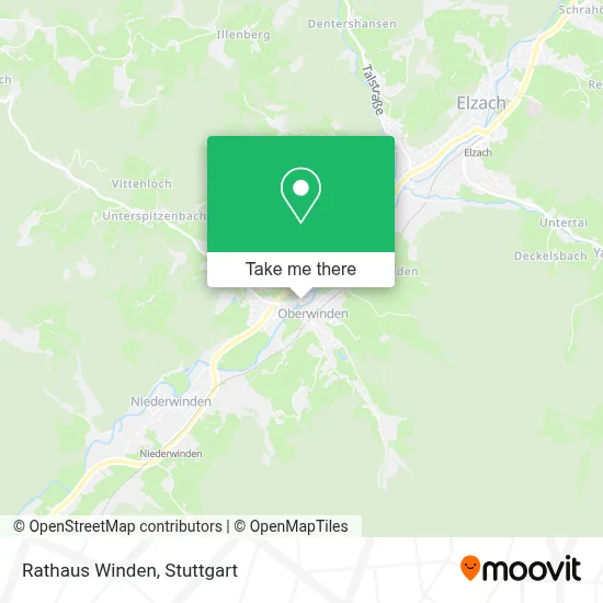 Rathaus Winden map
