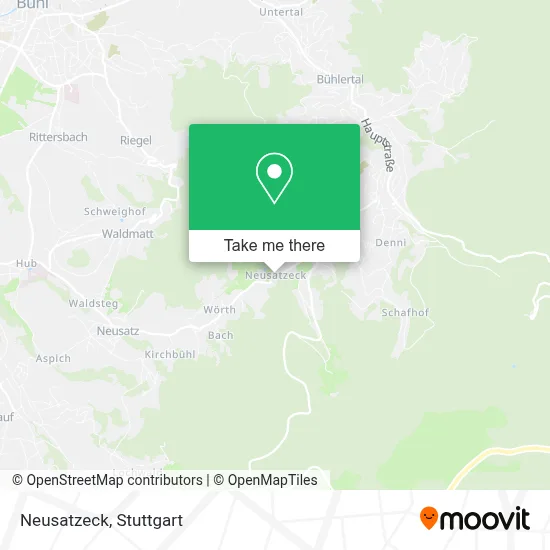 Neusatzeck map