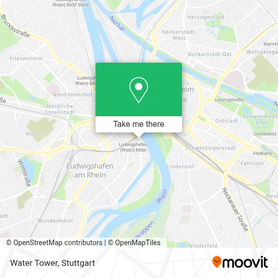 Wasserturm map