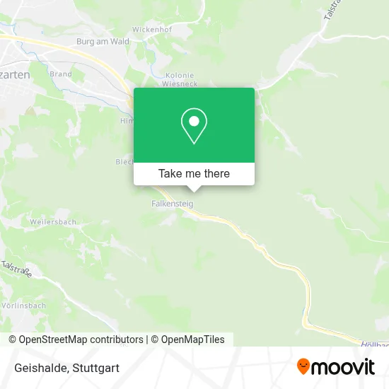 Geishalde map