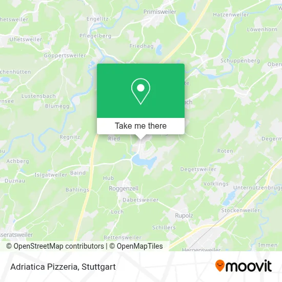 Pizzeria Adriatica map