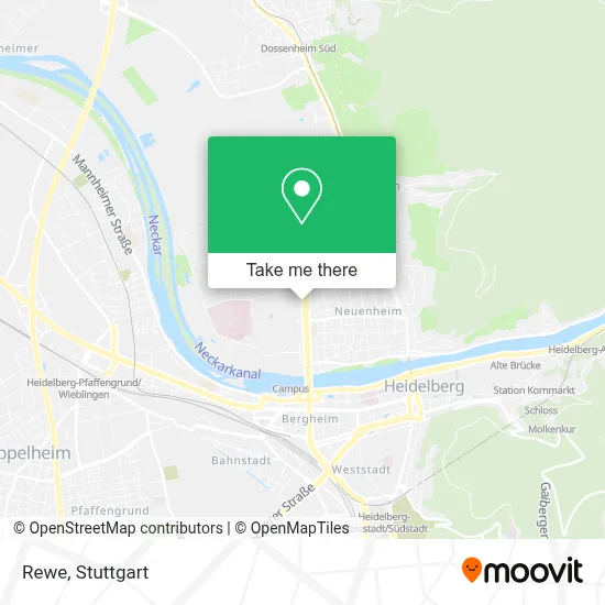 Rewe map
