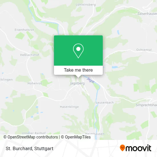 St. Burchard map