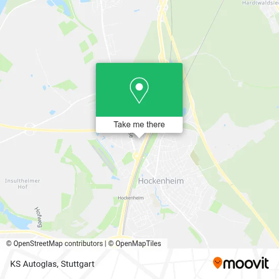 KS Autoglas map