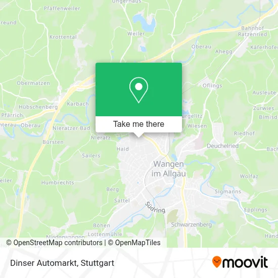Dinser Automarkt map