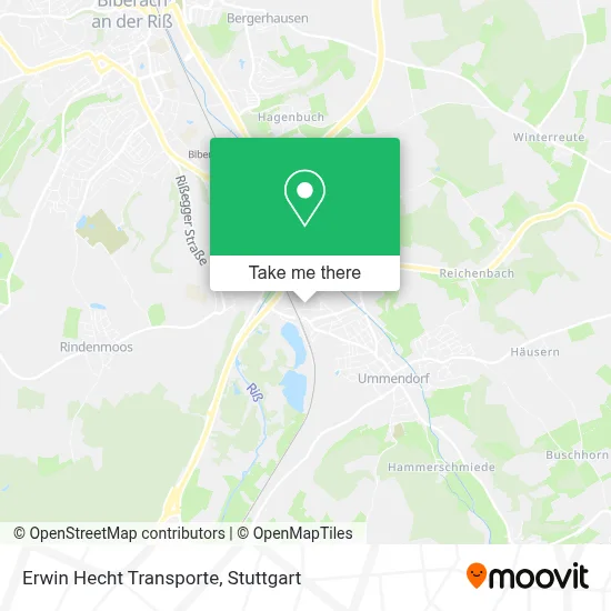 Erwin Hecht Transporte map