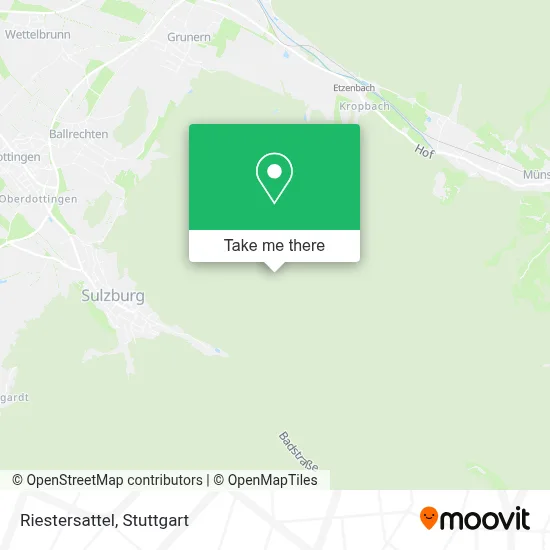 Riestersattel map