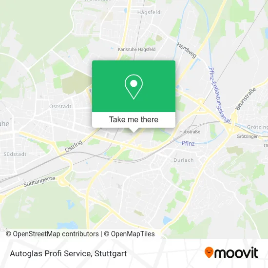 Autoglas Profi Service map