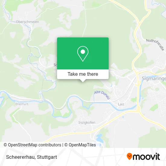 Scheererhau map