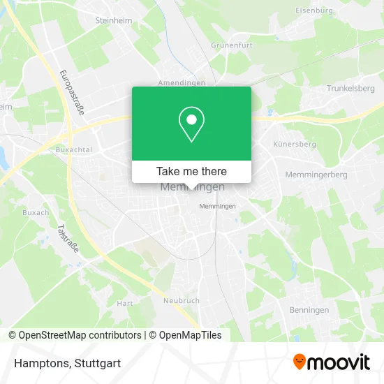 Hamptons map