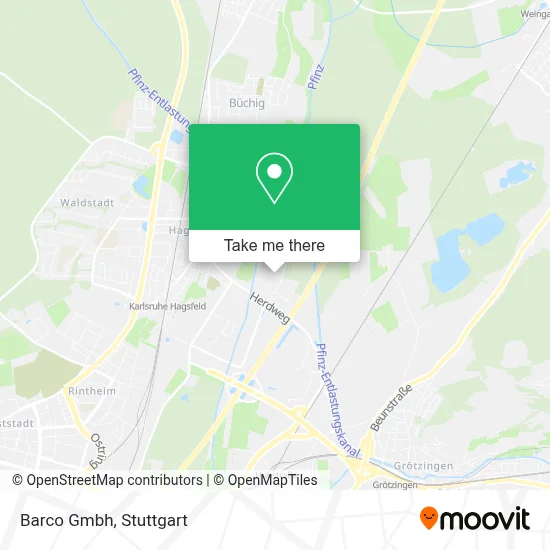 Barco Gmbh map