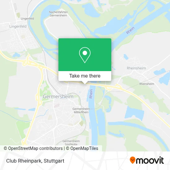 Club Rheinpark map