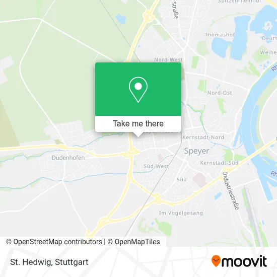 St. Hedwig map