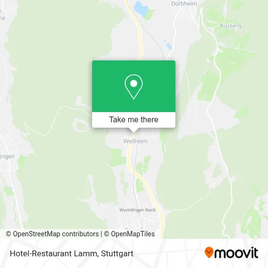 Hotel-Restaurant Lamm map