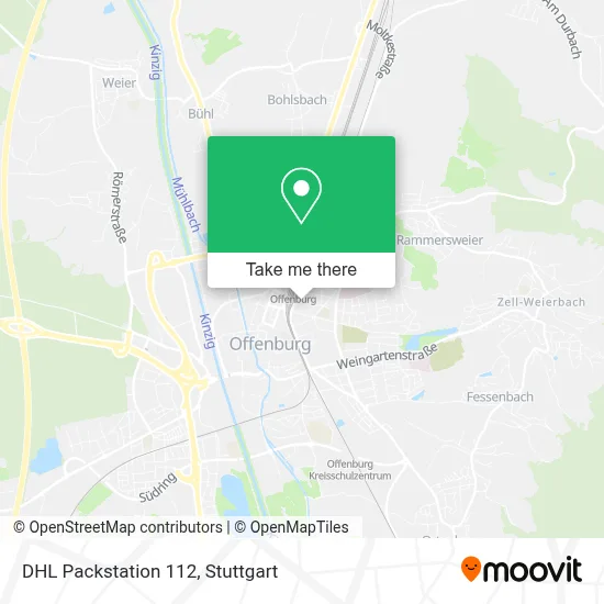 DHL Packstation 112 map