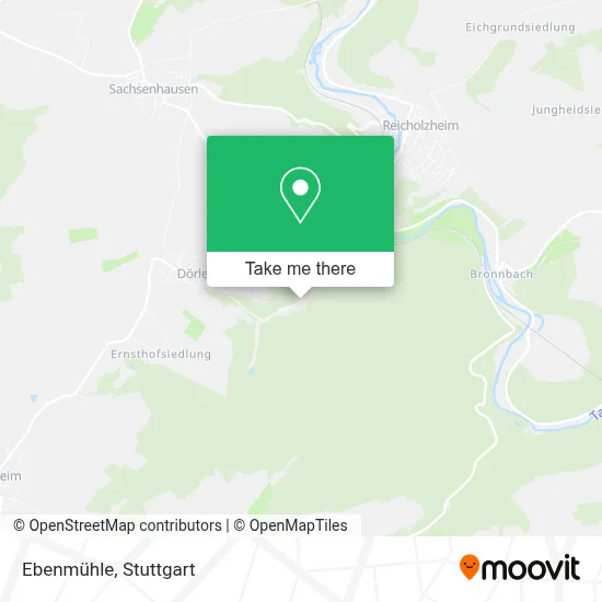 Ebenmühle map