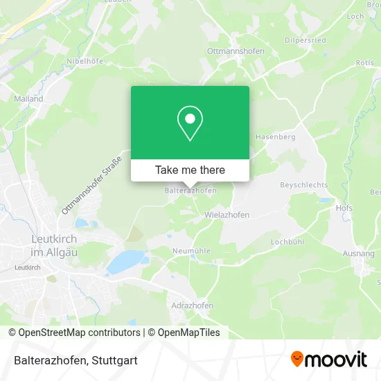 Balterazhofen map