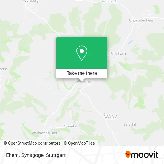 Ehem. Synagoge map
