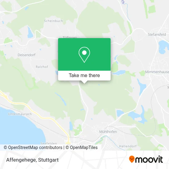 Affengehege map