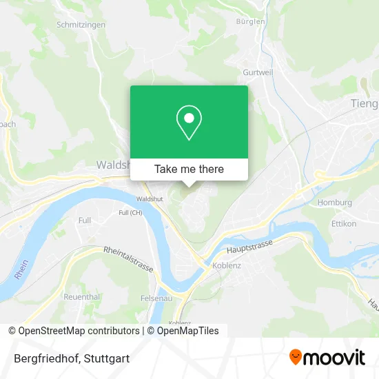 Bergfriedhof map