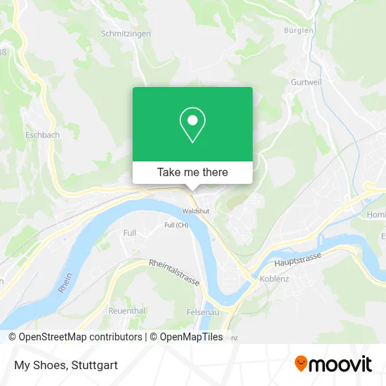 My Shoes map