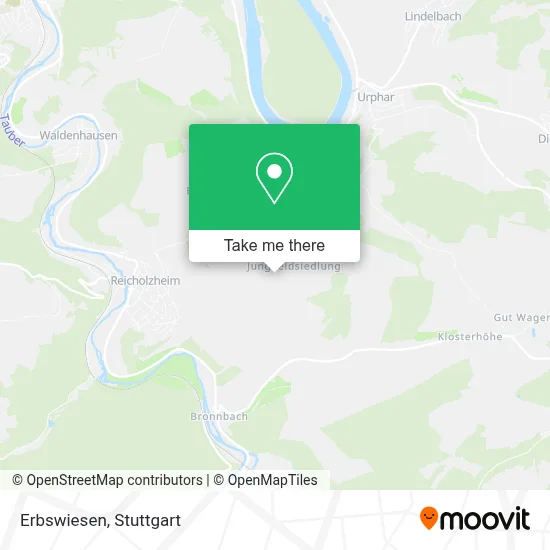 Erbswiesen map